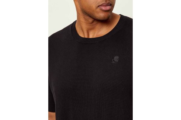 Ανδρικό Πλεκτό T-shirt Μαύρο Karl Lagerfeld 655087 562398-990