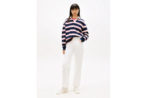 Γυναικείο Layla Slim Τζιν Λευκό Tommy Jeans DW0DW22773-1D0