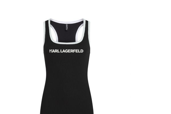 Γυναικείο Αμάνικο Φόρεμα Μαύρο Karl Lagerfeld B2W46087-999 Black