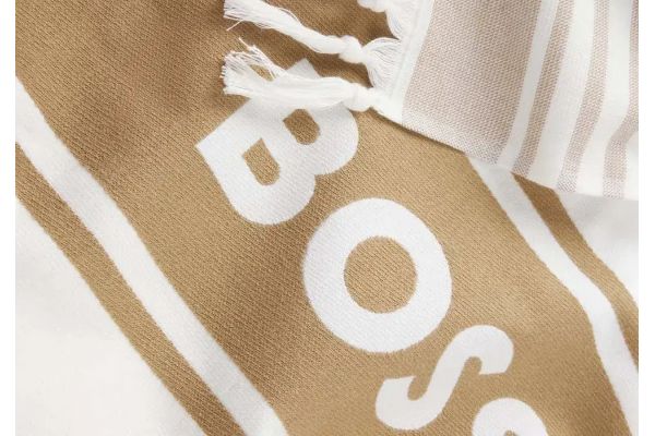 Πετσέτα Θαλάσσης Μπεζ BOSS 50561256-260