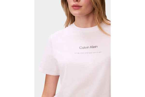 Γυναικείο T-shirt Λευκό Calvin Klein LV047C811G-YAF