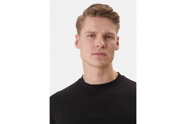 Ανδρικό T-shirt Μαύρο Karl Lagerfeld 755047 562235-990