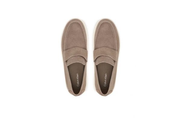 Ανδρικά Δερμάτινα Loafers Μπεζ Calvin Klein HM0HM02161-PBO