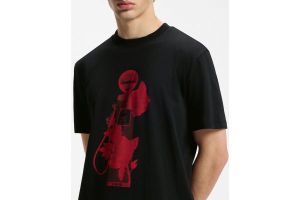 Ανδρικό Dikerd T-shirt Μαύρο HUGO 50564024-001