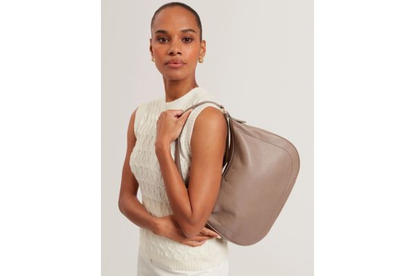 Γυναικεία Δερμάτινη Lyshia Τσάντα Μπεζ Ted Baker 283921-taupe