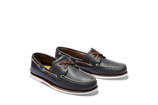 Ανδρικά Δερμάτινα Παπούτσια Navy Μπλε Timberland TB174036-484
