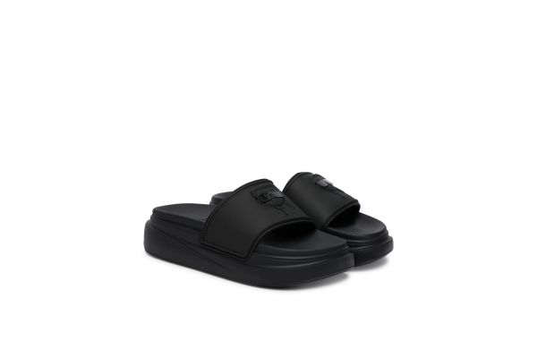 Γυναικείες Kondominium II Παντόφλες Μαύρες Karl Lagerfeld KL88819C-V00-Black
