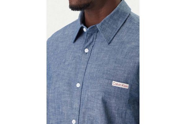 Ανδρικό Πουκάμισο Μπλε Calvin Klein LV04RF109G-C32
