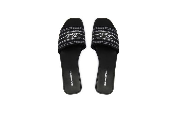 Γυναικείες Skoot III Παντόφλες Μαύρες Karl Lagerfeld KL80411C-B00-Black