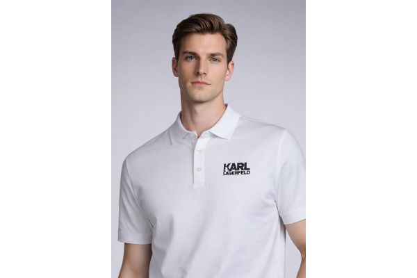 Ανδρικό Polo Λευκό Karl Lagerfeld 745780 500235-10