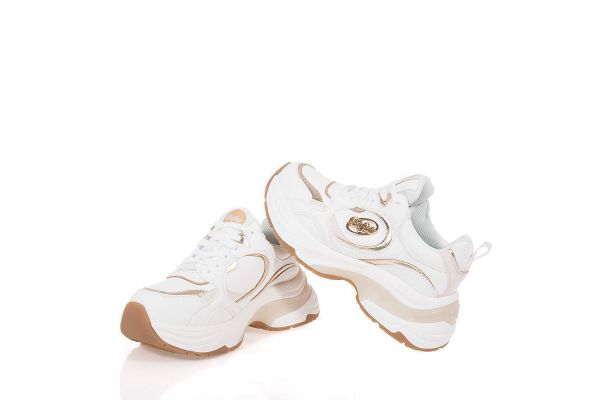 Γυναικεία Senta One Sneakers Λευκά Buffalo BUF1636710-WHITE/GOLD