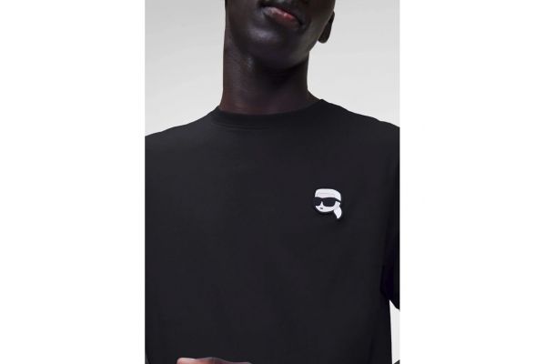 Ανδρικό T-shirt Μαύρο Karl Lagerfeld 755710 500224-990