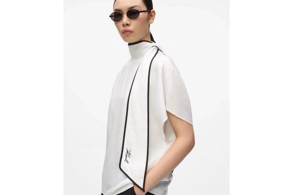 Γυναικεία Μπλούζα Λευκή Karl Lagerfeld B2W11015-461