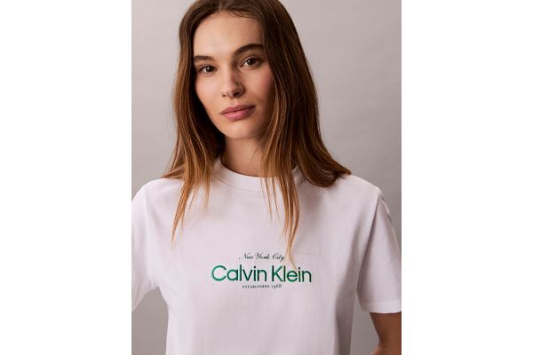 Γυναικείο T-shirt Λευκό Calvin Klein LV047F810G-YAF