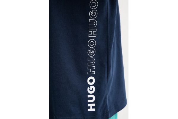 Ανδρικό Tiki T-shirt Navy Μπλε HUGO 50561117-410