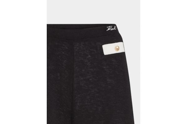 Γυναικείο Signature Σορτς Μαύρο Karl Lagerfeld B2W46060-999 Black