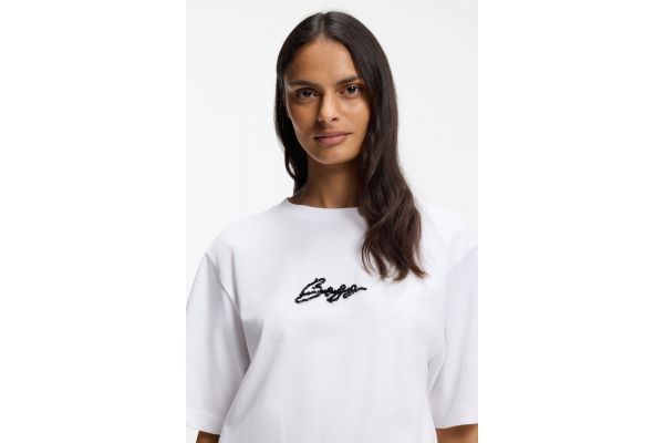 Γυναικείο C Eregular 2 T-shirt Λευκό BOSS 50559075-100