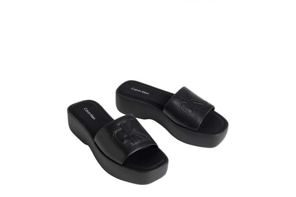 Γυναικείες Δερμάτινες Παντόφλες Calvin Klein HW0HW03026-0GJ