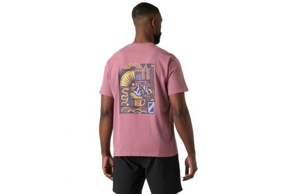 Ανδρικό Massif T-shirt Ροζ Helly Hansen 54600-664