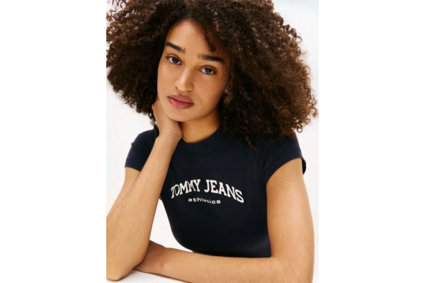 Γυναικείο Slim Varsity T-shirt Navy Μπλε Tommy Jeans DW0DW22302-C1G