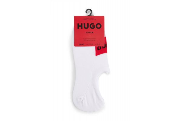 Ανδρικές Κάλτσες 3 Τεμαχίων Λευκές HUGO 50496082-100