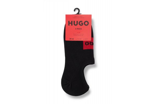 Ανδρικές Κάλτσες 3 Τεμαχίων Μαύρες HUGO 50496082-001
