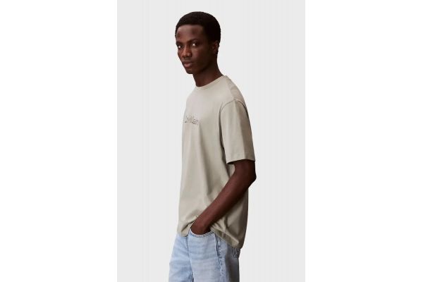 Ανδρικό T-shirt Μπεζ Calvin Klein LV04LF813G-PEZ