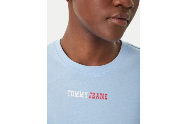 Γυναικείο T-shirt Γαλάζιο Tommy Jeans DW0DW22277-C1T