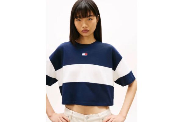 Γυναικείο T-shirt Navy Μπλε Tommy Jeans DW0DW18706-C1G