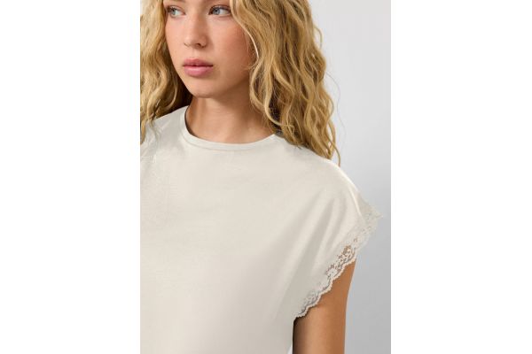 Γυναικείο T-shirt Εκρού S.Oliver 2178474-0300