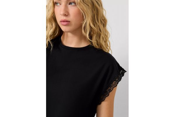 Γυναικείο T-shirt Μαύρο S.Oliver 2178474-9999