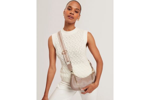 Γυναικεία Δερμάτινη Laarna Τσάντα Μπεζ Ted Baker 283913-taupe