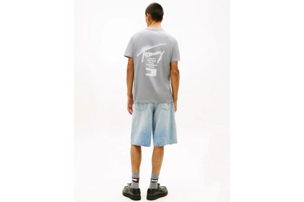 Ανδρικό T-shirt Γκρι Tommy Jeans DM0DM22553-PTL