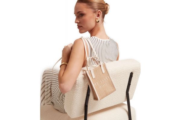 Γυναικεία Paulii Mini Icon Τσάντα Λευκή Ted Baker 284048-ivory