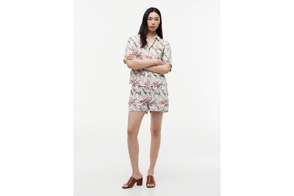 Γυναικείο Λινό Σορτς Μπεζ Tommy Hilfiger WW0WW49637-0F6