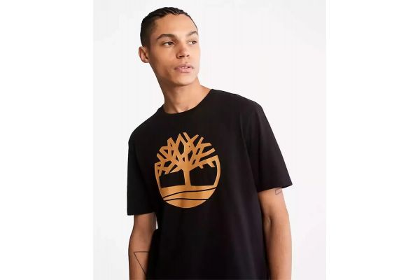 Ανδρικό Kenn Tree Logo T-shirt Μαύρο Timberland TB0A2C2R-P56