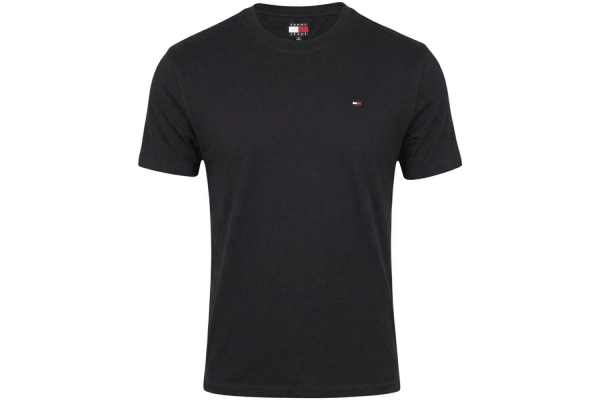 Ανδρικό T-shirt Μαύρο Tommy Jeans DM0DM22504-BDS