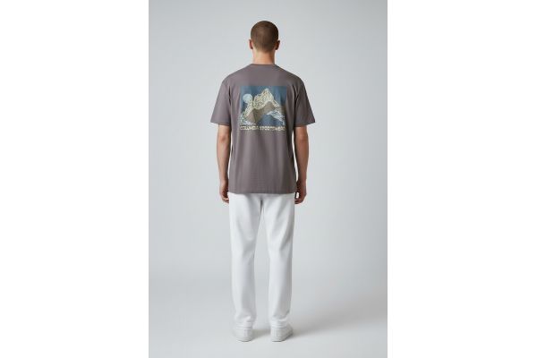 Ανδρικό CSC Outdoor Back Graphic T-shirt Γκρι Columbia 2155021-023
