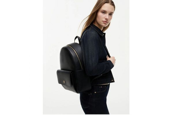 Γυναικείο TH Icon Σακίδιο Πλάτης Μαύρο Tommy Hilfiger AW0AW18756-BDS