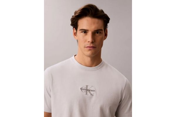 Ανδρικό T-shirt Γκρι Calvin Klein LV04RB866G-PSX