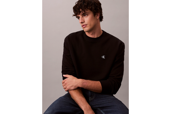 Ανδρικό Φούτερ Μαύρο Calvin Klein LV04RC296G-UB1
