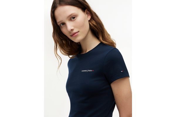 Γυναικείο Slim T-shirt Navy Μπλε Tommy Jeans DW0DW23479-C1G