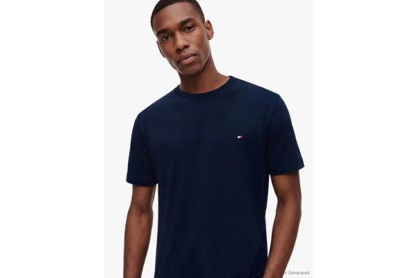 Ανδρικό Tech T-shirt Navy Μπλε Tommy Hilfiger MW0MW37313-DCC