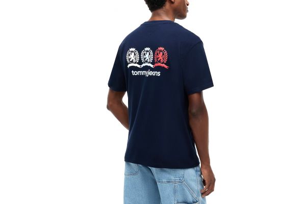 Ανδρικό T-shirt Navy Μπλε Tommy Jeans DM0DM23172-C1G