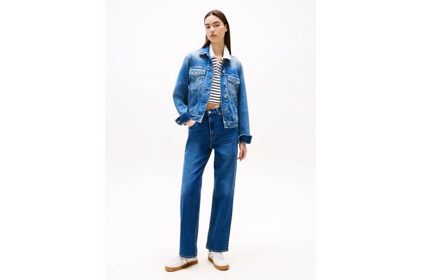 Γυναικείο Slim Straight Τζιν Μπλε Tommy Jeans DW0DW20054-1BK
