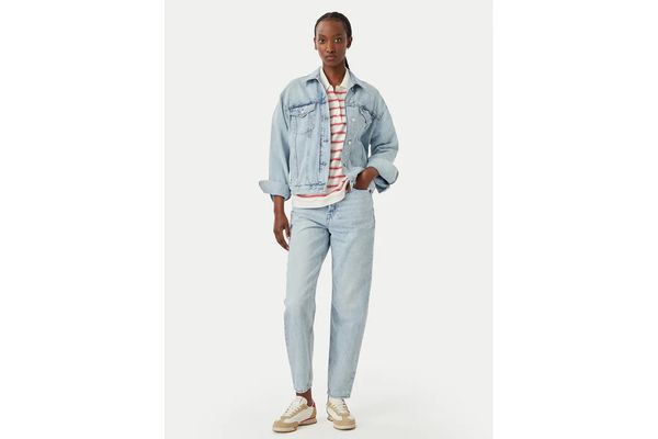 Γυναικείο Mom Τζιν Γαλάζιο Tommy Jeans DW0DW23467-1AB