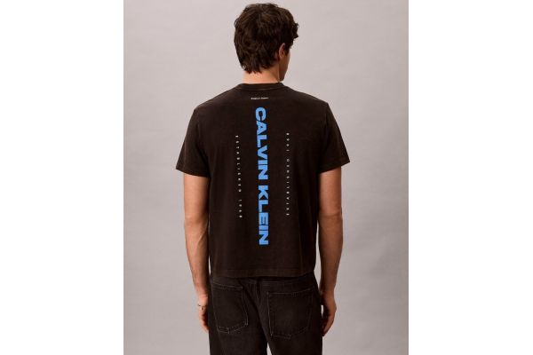 Ανδρικό T-shirt Μαύρο Calvin Klein LV04RG834G-UB1