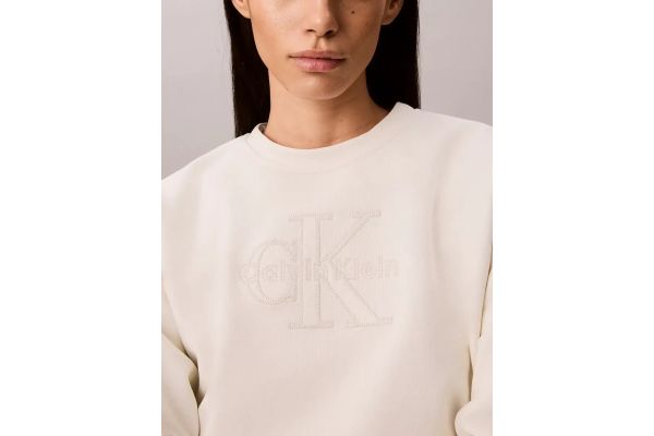 Γυναικείο Φούτερ Λευκό Calvin Klein LV047G820G-YAS