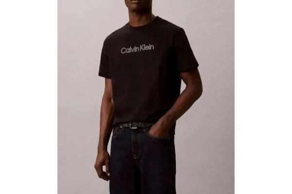 Ανδρικό T-shirt Μαύρο Calvin Klein LV04LG812G-UB1