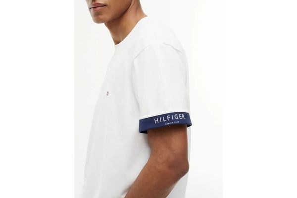 Ανδρικό T-shirt Λευκό Tommy Hilfiger MW0MW43203-YBR